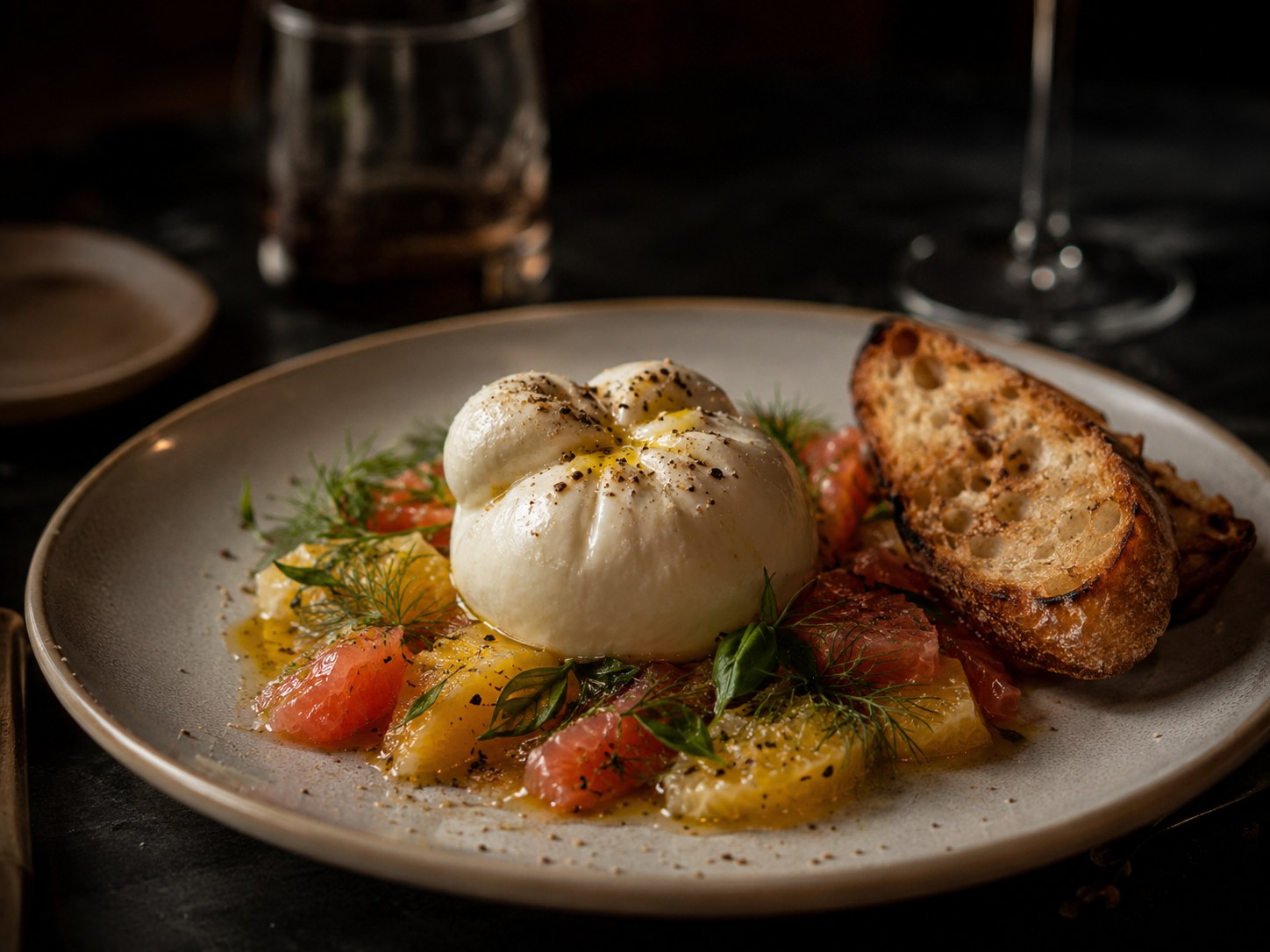 Burrata cítrica
