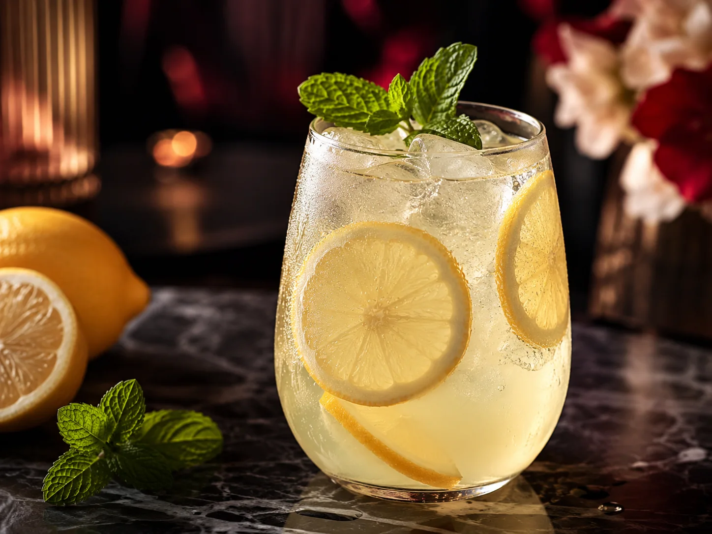 Bebida sin alcohol de la carta